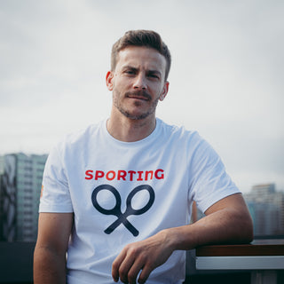 CAMISETA SPORTING SILBON BLANCA