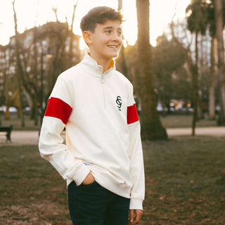1/4 ZIP SWEATSHIRT SG JR