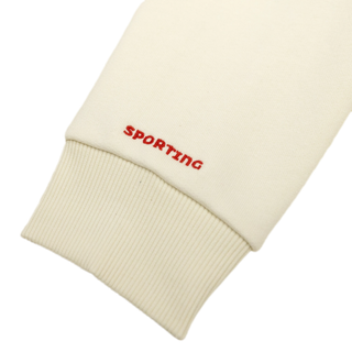 SUDADERA SPORTING SILBON BEIGE