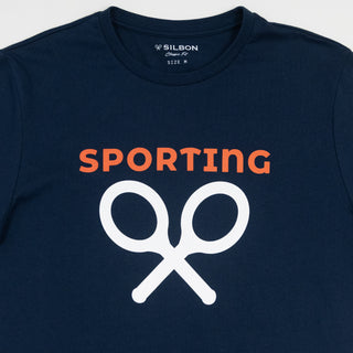 CAMISETA SPORTING SILBON MARINO