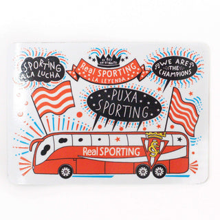White bus magnet