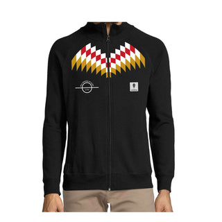SUDADERA TRICOLOR TITOCUSTOMS NEGRA