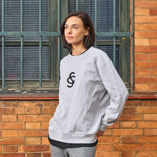 SG SWEATSHIRT GREY/BLACK