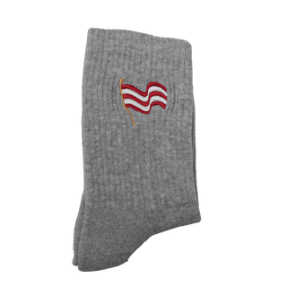 CALCETINES GRIS BANDERA