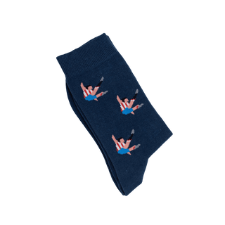 NAVY QUINI SOCKS