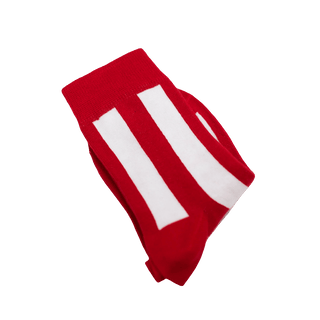 RED AND WHITE SOCKS