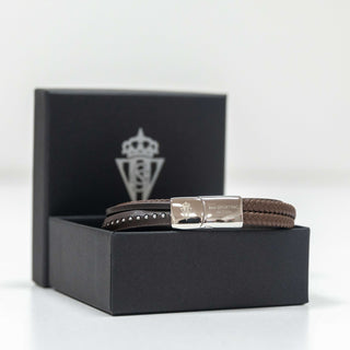 STUDDED LEATHER BRACELET