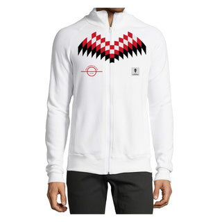 SUDADERA TRICOLOR TITOCUSTOMS BLANCA