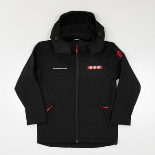 ADULT RED ZIP OPEN SWEATSHIRT