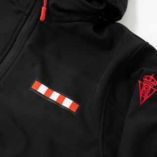 ADULT RED ZIP OPEN SWEATSHIRT