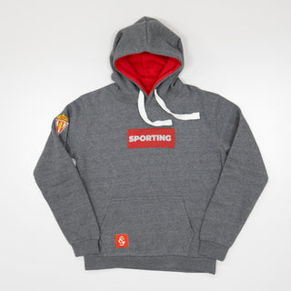 ADULT RED ZIP OPEN SWEATSHIRT