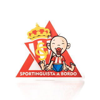 PEGATINA BEBE A BORDO – Real Sporting de Gijón
